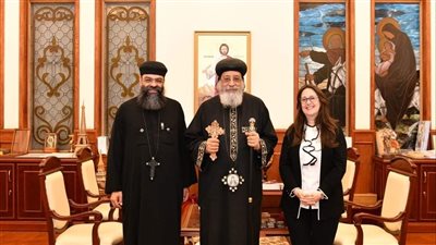 البابا تواضروس يتابع شراء قطعة أرض لكنيسة نيوچيرسي