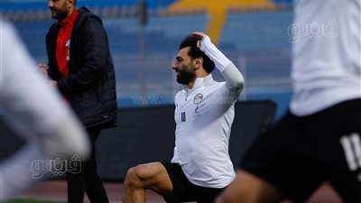 قبل موقعة السنغال.. تدريبات بدنية خاصة لمحمد صلاح في مران المنتخب|فيديو وصور