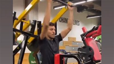 محمد شريف يخوض تدريبات تأهيلية منفردا