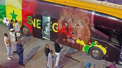 تحرك حافلة منتخب مصر لملعب مباراة السنغال