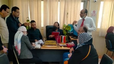 وفد المكتب التنسيقي للتنمية المحلية يتفقد الخدمات الإلكترونية بأسيوط 