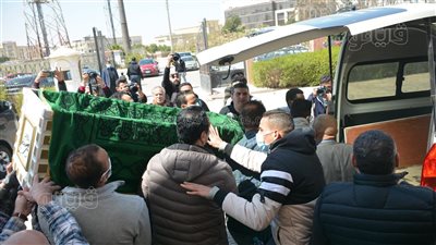 لحظة تشييع جثمان أحمد حلاوة من المجمع الإسلامي بالشيخ زايد | فيديو وصور 