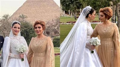 أمنية ونصيحة أصالة لابنتها شام الذهبي بعد عقد قرانها | فيديو