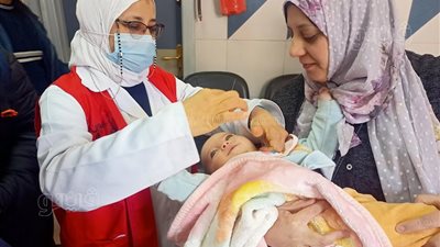 انطلاق حملة التطعيم ضد شلل الأطفال بأسيوط | صور