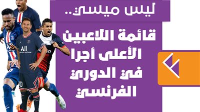 ليس ميسي.. قائمة اللاعبين الأعلى أجرا في الدوري الفرنسي|أنفوجراف 