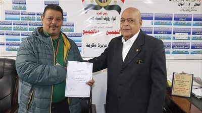 تعيين ياسر الشافعى منسقا للعلاقات التنظيمية بحزب الحركة الوطنية