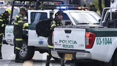 مقتل طفل واصابة 12 اخرين في انفجار قرب مركز شرطة بكولومبيا