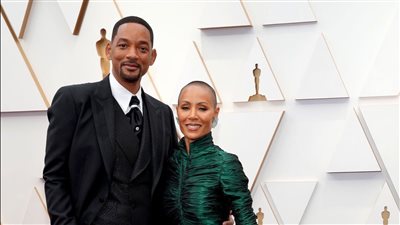 وصول ويل سميث مع زوجته إلى حفل جوائز الأوسكار 2022