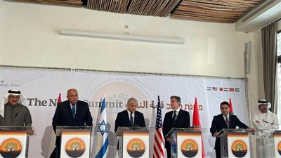 اجتماع سداسي لوزراء خارجية مصر والإمارات والبحرين والمغرب وإسرائيل وأمريكا