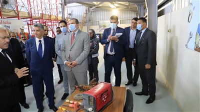 سعفان يتفقد مشروع مونوريل شرق النيل بالعاصمة الإدارية الجديدة