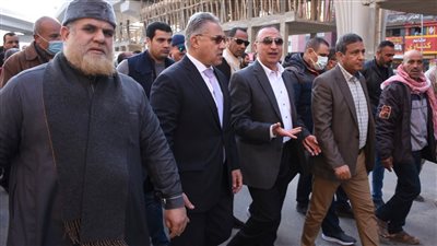 محافظ الإسكندرية ورئيس لجنة الإدارة المحلية بمجلس النواب يتفقدان كوبري الكيلو 21