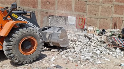 الجيزة تزيل مخالفات بناء في 4 مناطق | صور