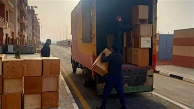 الجيزة تبدأ تأثيث عمائر الإسكان البديل لمتضرري السيول | صور