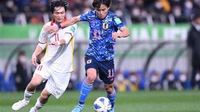 اليابان تختتم تصفيات كأس العالم بالتعادل مع فيتنام