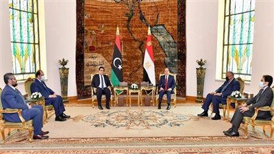 رسائل السيسي لرئيس المجلس الرئاسي الليبي ووزراء قطر وأنجولا والكونغو الديمقراطية