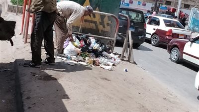 رفع 245 طن قمامة وأتربة من شوارع وميادين الدقهلية