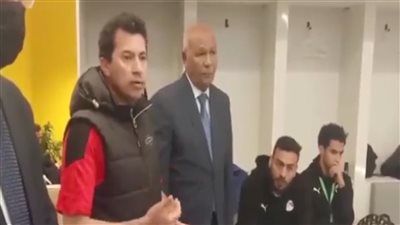 وزير الرياضة يوجه كلمة للاعبي المنتخب بعد الخسارة من السنغال.. فيديو 