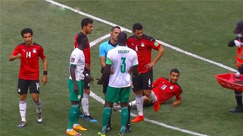 لحظة إصابة رامي ربيعة