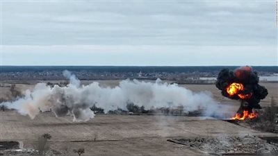 شاهد.. إسقاط مروحية روسية في أوكرانيا بصاروخ بريطاني