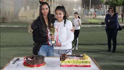 لاعبة سيتى كلوب تفوز ببطولة الجمهورية للتنس تحت 12 سنة