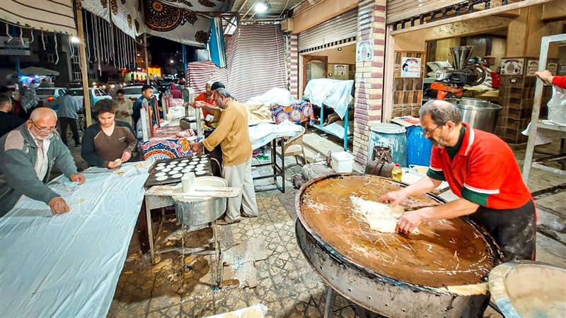 زحام على شراء الكنافة