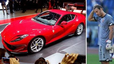 بريطاني يحطم سيارة فيراري فاخرة