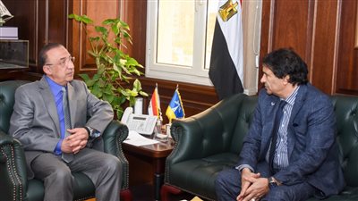 محافظ الإسكندرية يبحث مع قنصل ليبيا تعزيز سبل التعاون