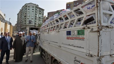 الدقهلية توزع 135 طن لحوم ومواد غذائية على الأسر الأولى بالرعاية 