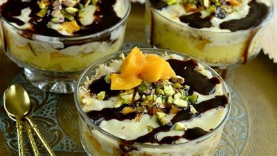 طريقة عمل الكنافة الطرية بالياميش والمكسرات في البيت زي المحلات