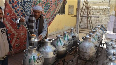 توزيع فول مدمس على مواطني المنيا الأولى بالرعاية