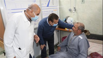 محافظ المنوفية يتفقد مستشفى حميات ميت خلف للاطمئنان على جودة الخدمات الطبية