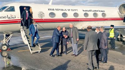 وزراء خارجية مجموعة الاتصال العربية يصلون موسكو لبحث حل أزمة أوكرانيا | صور