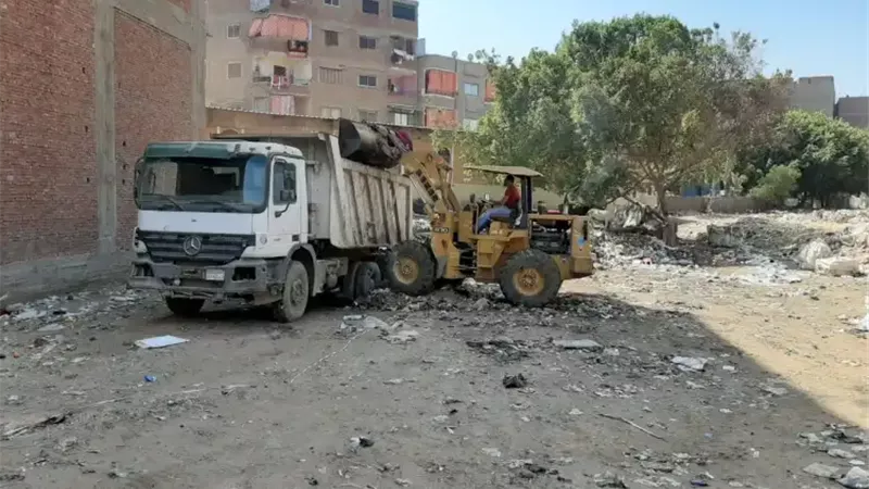 رفع 220 طن قمامة