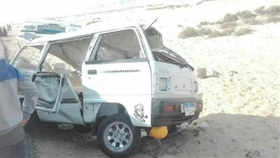 إصابة 6 أشخاص في انقلاب سوزوكي بطريق إسكندرية الزراعي
