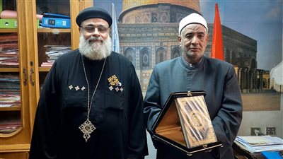 أوقاف الإسكندرية تستقبل كاهن كنيسة العصافرة