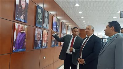  وزير الزراعة ومحافظ الدقهلية يتفقدان متحف أعلام المحافظة | صور 