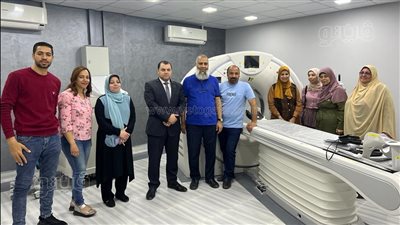 تشغيل أحدث جهاز للأشعة المقطعية بمستشفى بني سويف التخصصي