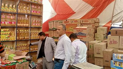 رفع 235 حالة إشغالات والتحفظ على سلع غذائية مجهولة المصدر ببني سويف