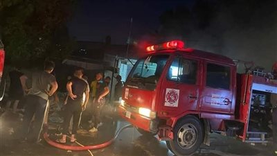 إخماد حريق شب في شقة سكنية بطوخ