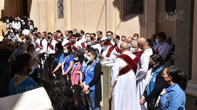 كنيسة مار جرجس بطنطا تحيي ذكرى شهداء 