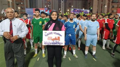 محافظ القاهرة يفتتح الدورة الخماسية لكرة القدم للأحياء المطورة