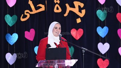 وزيرة التضامن تشارك في احتفالية كلية رمسيس للبنات 