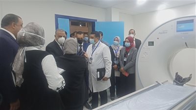 تشغيل وحدة الأشعة المقطعية الجديدة بمستشفى حميات سوهاج | فيديو 