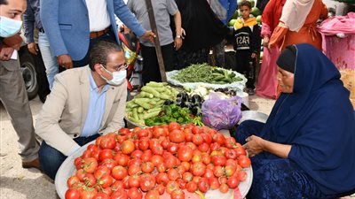 محافظ الفيوم يتابع الأسعار بالأسواق ومعارض أهلا رمضان بطامية| صور 