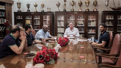 الخطيب يناقش مع موسيماني استعدادات الفريق للمرحلة المقبلة