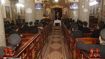 الأنبا فلوباتير يترأس الاجتماع الشهري لكهنة إيبارشية أبوقرقاص