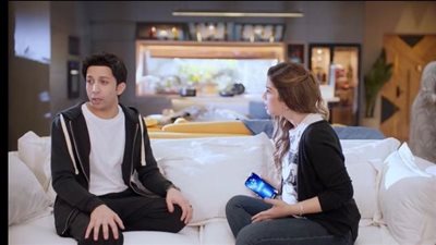 هشام جمال يتناول دواء بالخطأ يؤثر على تصرفاته بالحلقة التاسعة من مسلسل في بيتنا روبوت 2