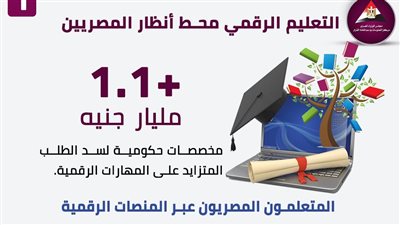 التعليم الرقمي محط أنظار المصريين | إنفوجراف