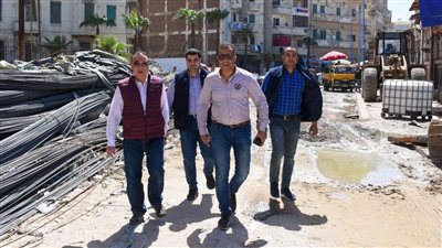 محافظ الإسكندرية يتابع أعمال مشروع تطوير حلقة السمك بمنطقة الأنفوشي