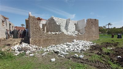 إزالة 16 حالة تعد على أراضي زراعية بالجيزة | فيديو